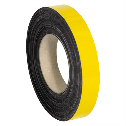 1" x 100' - Yellow Warehouse Labels - Magnetic Rolls
