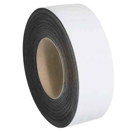 2" x 50' - White Warehouse Labels - Magnetic Rolls