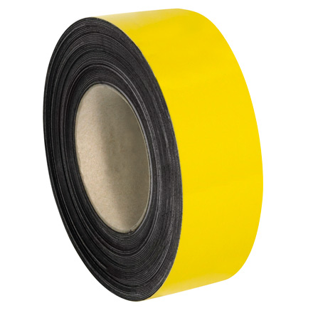 2" x 50' - Yellow Warehouse Labels - Magnetic Rolls