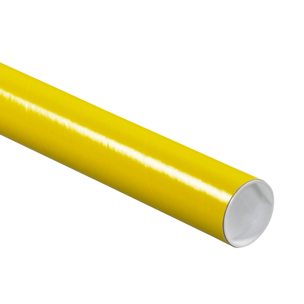 2 x 6" Yellow Tubes with Caps