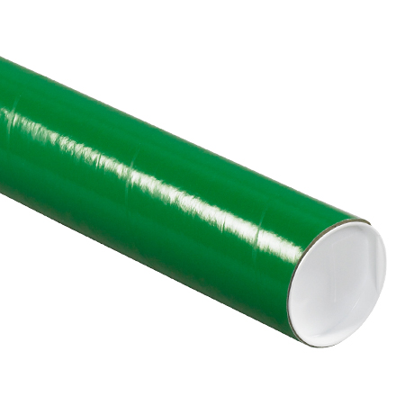 3 x 12" Green Tubes with Caps