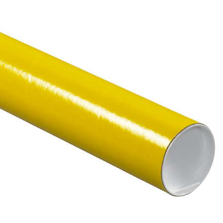 3 x 12" Yellow Tubes with Caps