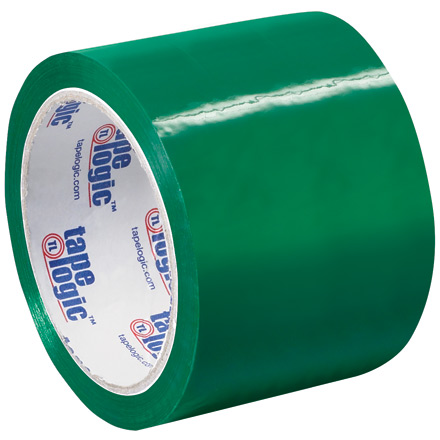 3" x 55 yds. - Green (6 Pack) Tape Logic<span class='rtm'>®</span> Carton Sealing Tape