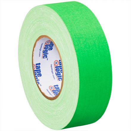 2" x 50 yds. Fluorescent Green (3 Pack) Tape Logic<span class='rtm'>®</span> 11 Mil Gaffers Tape